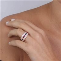 Anello Bysimon Donna Bangkok in Argento Zircone 1502163-16 - 1502163-16